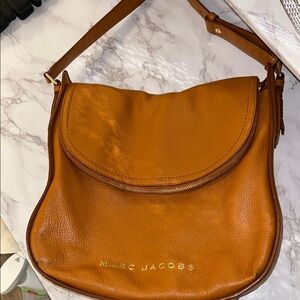 Marc Jacobs Tan Shoulder Bag with Slouchy Silhouette